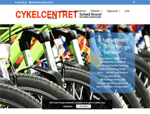 Tablet Screenshot of cykelcentret-solroed.dk